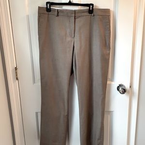 Ann Taylor Factory beige curvy cut dress pants, sz 14